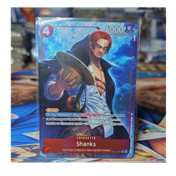 One Piece CCG Shanks OP12-008 Alternate Art Foil Blocker Rare Legacy Master - Image 1