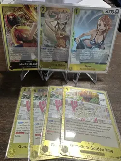 One Piece TCG Yellow Sky Island Player Bundle - Monkey D. Luffy Leader Core Set - Image 2