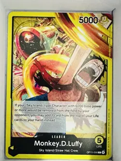 One Piece TCG Yellow Sky Island Player Bundle - Monkey D. Luffy Leader Core Set - Image 5