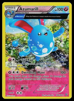 Pokemon Card - Azumarill Primal Clash 104/160 Holo Rare - Image 1