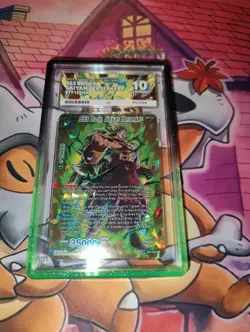 SS3 Broly, Saiyan Berserker BT7-127 ISR ACE GRADED 10 Dragonball Card English - Image 1