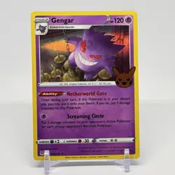 Pokemon Gengar Holo 4 Card Lot TRICK OR TRADE STAMPED - Image 4