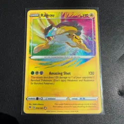 Pokemon TCG Raikou Vivid Voltage Holo Card 050/185 Amazing - Image 1