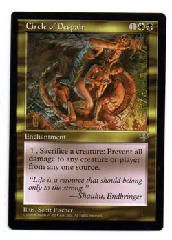 MTG Circle of Despair X1 Mirage edition rare - Image 1