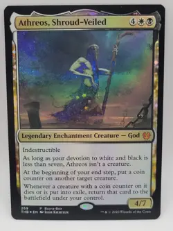 Athreos Shroud-Veiled Foil NM THB Buy-a-Box Promo MTG God Commander Staple - Image 1