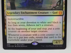 Athreos Shroud-Veiled Foil NM THB Buy-a-Box Promo MTG God Commander Staple - Image 3