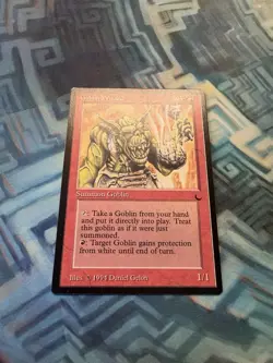 MTG Goblin Wizard NM- Unplayed The Dark - Image 2
