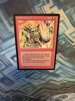 MTG Goblin Wizard NM- Unplayed The Dark - Image 3