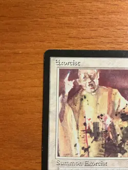 Artist Signed Drew Tucker MTG Exorcist The Dark Reserved list Rare - Image 2