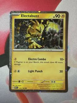 Electabuzz 125/165 Pokemon 151 *Cosmos Holo Promo* NM - Image 1
