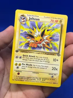 Vintage Pokemon WoTC Jungle 1st Edition Jolteon 20/64 Regular Rare NM - Image 2