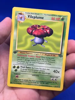 Vintage Pokemon WoTC Jungle 1st Edition Vileplume 31/64 Regular Rare NM - Image 2