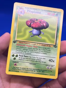 Vintage Pokemon WoTC Jungle 1st Edition Vileplume 31/64 Regular Rare NM - Image 3