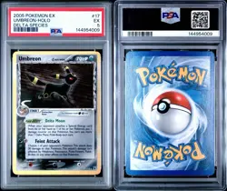 2005 Pokemon EX Delta Species Umbreon Holo #17 PSA 5 EX - Image 3
