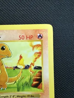 Pokemon Charmander 46/102 1st Edition Shadowless Base Set Card 1999 Unplayed NM - Image 4