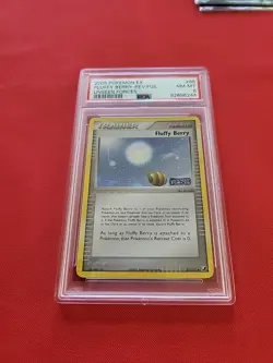 Pokemon: Fluffy Berry #85/115 Reverse Foil EX Unseen Forces 2005 - PSA 8 - E78 - Image 3