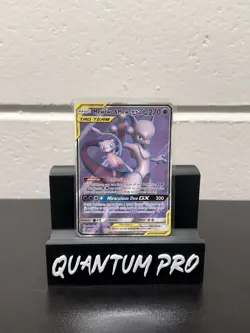 Mewtwo & Mew GX 222/236 Unified Minds 2019 Full Art Tag Team Pokemon Card - Image 1