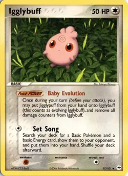Igglybuff 37/101 Hidden Legends Pokemon Card TCG - Image 1