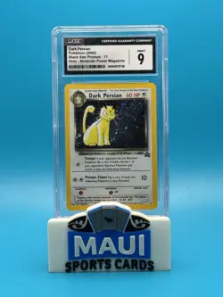 Pokemon Dark Persian Holo Promo Nintendo Power Magazine #17 - Image 1