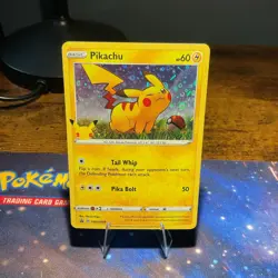 Pokemon Pikachu SWSH039 General Mills Black Star Promo Basic 60HP Holo Card - Image 1