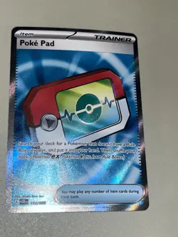 Pokemon TCG Poke Pad 113/088 Full Art Ultra Rare Holo POR Trainer Item English - Image 5