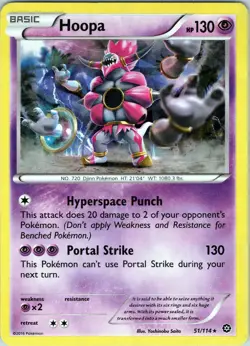 Hoopa 51/114 - Pokemon TCG XY Steam Siege - Holo Rare (NM) - Image 1