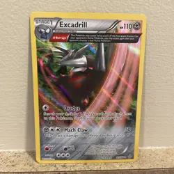 Pokemon TCG Excadrill 2015 Primal Clash 97/160 Reverse Holo Holo Rare MP - Image 1