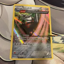 Pokemon TCG Excadrill 2015 Primal Clash 97/160 Reverse Holo Holo Rare MP - Image 3