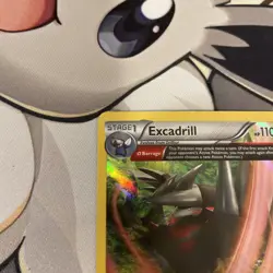 Pokemon TCG Excadrill 2015 Primal Clash 97/160 Reverse Holo Holo Rare MP - Image 4