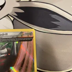 Pokemon TCG Excadrill 2015 Primal Clash 97/160 Reverse Holo Holo Rare MP - Image 5