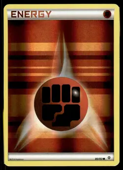 2016 Pokemon TCG Generations Reverse Holo Fighting Energy 80/83 - Image 1