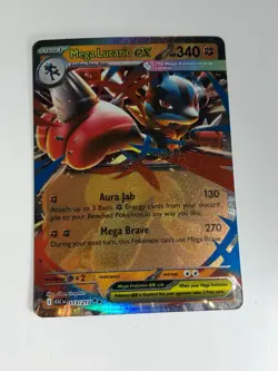 Pokemon TCG Ascended Heroes Mega Lucario EX 113/217 Near Mint - Image 1