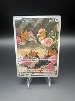 2025 Near Mint Pokemon Spearow 151/132 IR Mega Evolution ME01 Illustration NM - Image 1