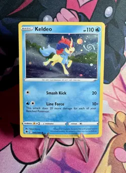 Keldeo Swirl Promo Cosmos Holo Astral Radiance Pokemon TCG 045/189 SWSH10 - Image 1
