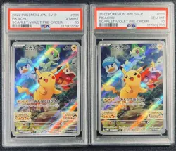 PSA 10 Pikachu 001/SV-P Scarlet & Violet Promo Pokemon Card Japanese Sequential - Image 1