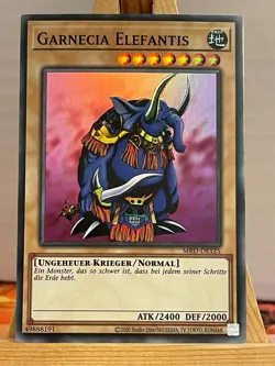 Garnecia Elefantis MRD DE125 25th Super Rare Deutsch NM YUGIOH - Image 1