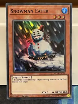 Snowman Eater - AC18-EN008 - Super Rare - 1st Edition - VLP - Image 1