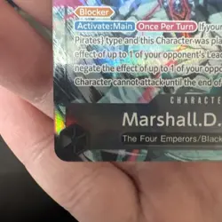 OP09-093 Marshall.D.Teach (2nd Anniversary Alt) ONE PIECE Card TCG NM English - Image 4