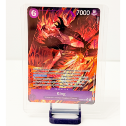 One Piece King (Alt art) EB04-031 Rare - The Azure Sea's Seven Rare English NM/M - Image 1