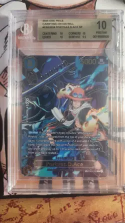 2025 ONE PIECE Portgas.D.Ace EB02-028 (SP) EB02-028 Carrying On His Will-BGS 10 - Image 1