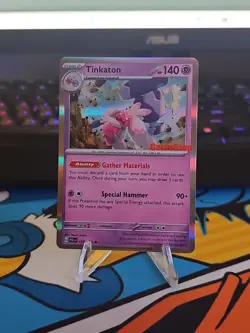 Pokemon Card - Tinkaton Paldea Evolved 105/193 Gamestop Stamped Holo Promo - Image 2