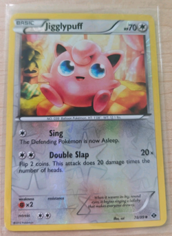 Pokemon TCG Jigglypuff #78/99 Next Destinies Reverse Holo Uncommon Card - Image 1