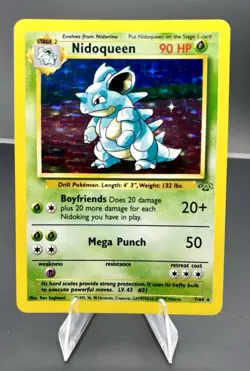 Pokemon Nidoqueen 07/64 Jungle Unlimited Holo Rare 90 HP Stage 2 Card - Image 1