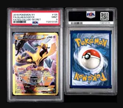 Pokemon TCG Alakazam EX Fates Collide 125/124 Full Art Secret Rare Card Psa 9! - Image 3