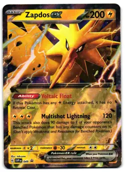 Zapdos ex 049 - Scarlet & Violet Promo Pokemon TCG - LP Card - Image 1