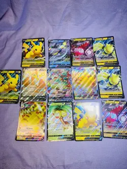 JUMBO LOT 13 Oversized POKEMON Cards Snorlax VMAX Stamped Gamestop Promo Nintend - Image 1
