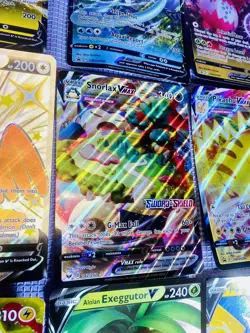 JUMBO LOT 13 Oversized POKEMON Cards Snorlax VMAX Stamped Gamestop Promo Nintend - Image 2