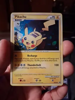 Pikachu HGSS03 Holo Rare Pokemon Card Heart Gold Soul Silver Promo - Image 1