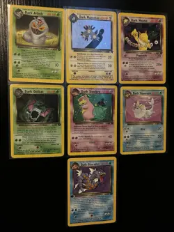 Lot Of 7 Vintage WOTC Pokemon Holo and non-holo Cards! HOLOS Rare Pokemon TCG - Image 1