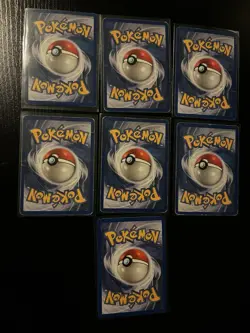 Lot Of 7 Vintage WOTC Pokemon Holo and non-holo Cards! HOLOS Rare Pokemon TCG - Image 2
